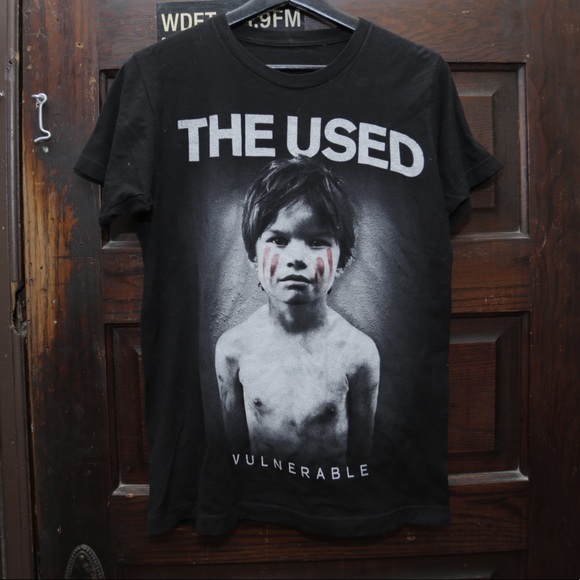 second hand band tees